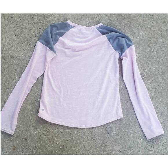 Avia mesh shoulder athletic top pink gray large (10/12) - Picture 4 of 8